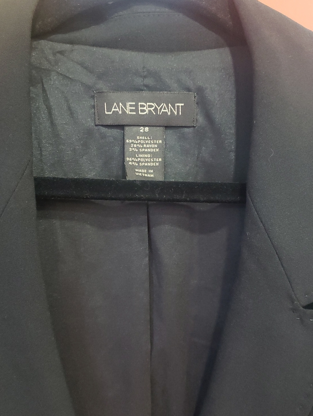 Lane Bryant Black Women's Tailored Blazer,  Size 28 - Picture 3 of 15